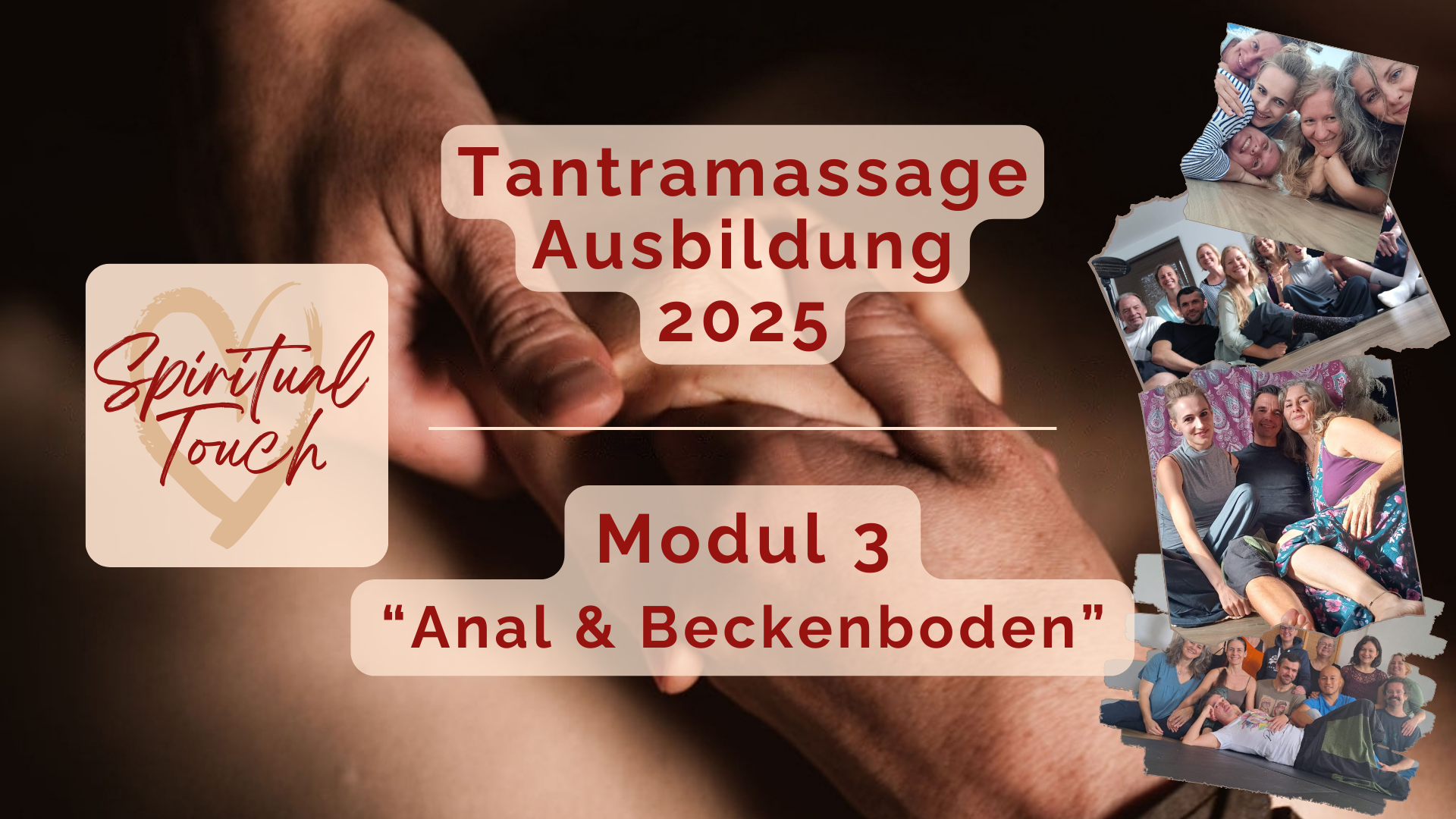 Tantramassage-Ausbildung – Modul 3 „Anal- & Beckenboden“