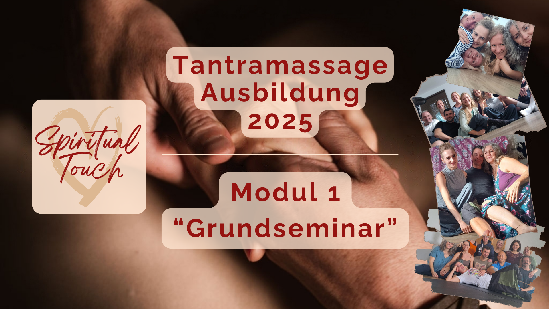 Tantramassage-Ausbildung – Modul 1 „Grund-Seminar“